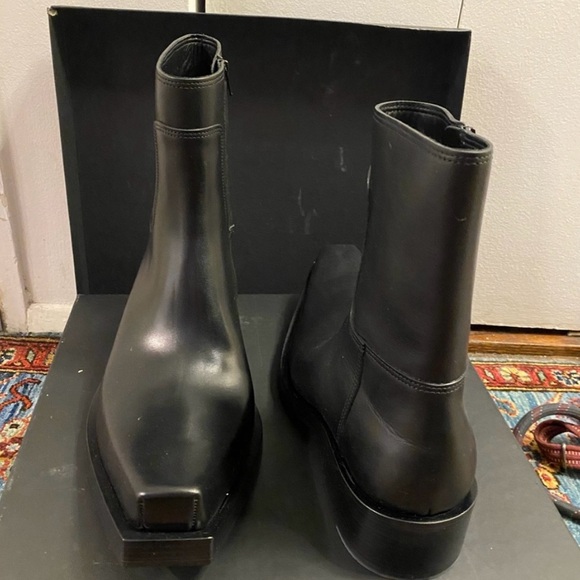 BALENCIAGA Santiago Square Toe Boot (Men) size 46/13 - Picture 6 of 13